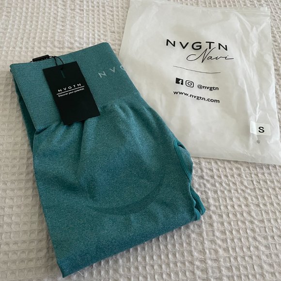 NVGTN Teal Contour Seamless Legging - Picture 5 of 5